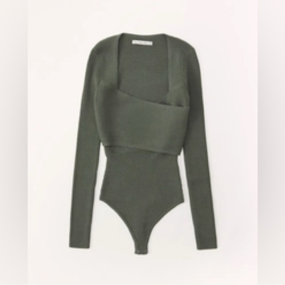 Abercrombie & Fitch LuxeLoft Wrap Bodysuit